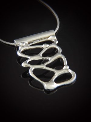 Sterling Silver Cast Necklace