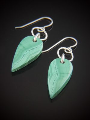 Grasshopper Malachite Earrings